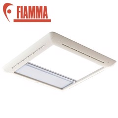 FIAMMA Mörkläggningsgardin med plisserad design och ram med små öppningar.